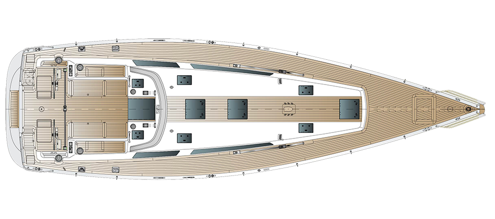C46Hanseboot deck